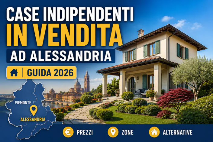 Ville indipendenti in vendita ad Alessandria Case indipendenti in vendita ad Alessandria con giardino
